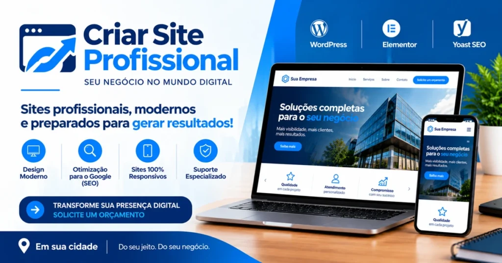 Criar site profissional em Ipameri GO